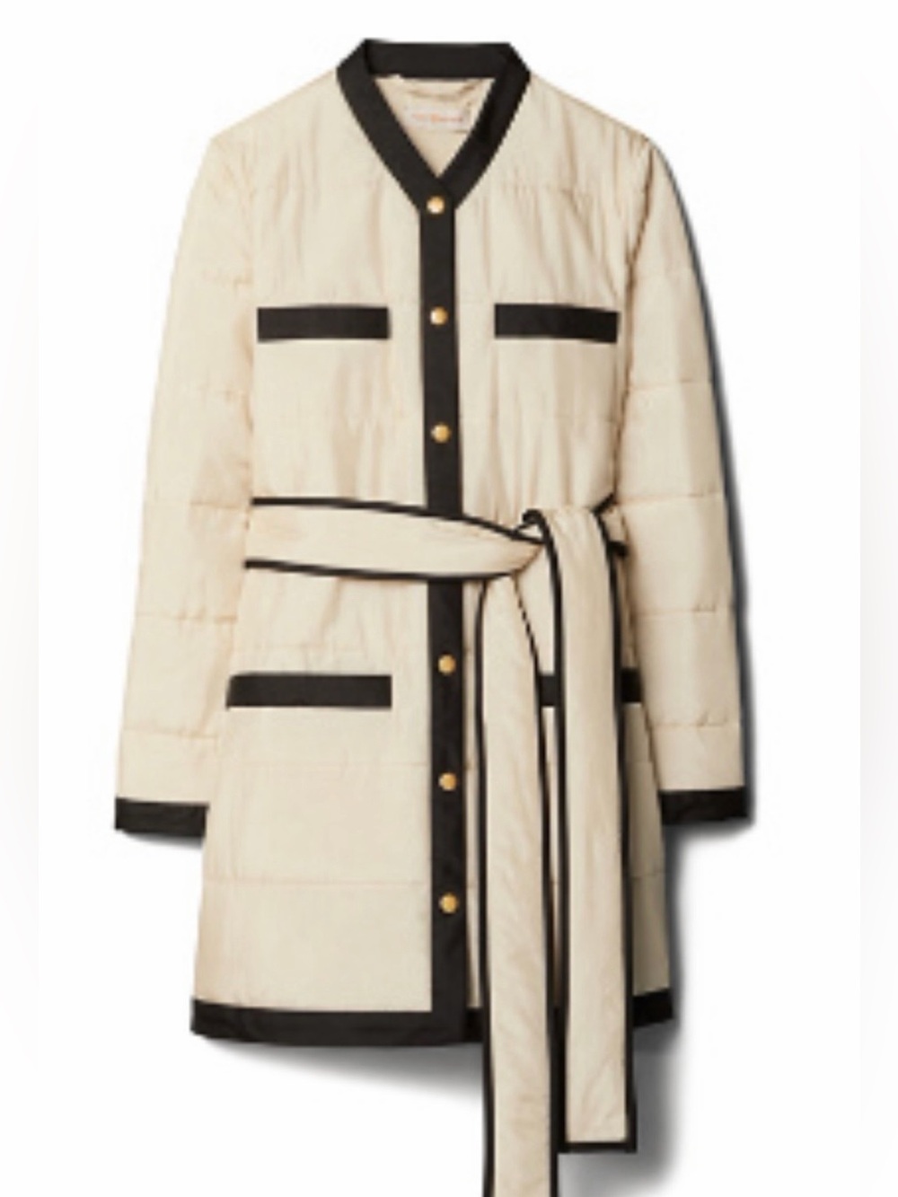 Tory Burch Silk Quilted Jacket Size S
